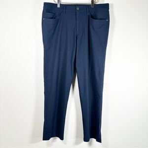 Lululemon Pants Mens 34 Navy ABC Classic On The Move Stretch Chino M6426SE